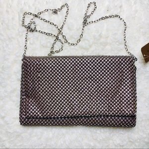 iridescent party shoulder clutch / envelope